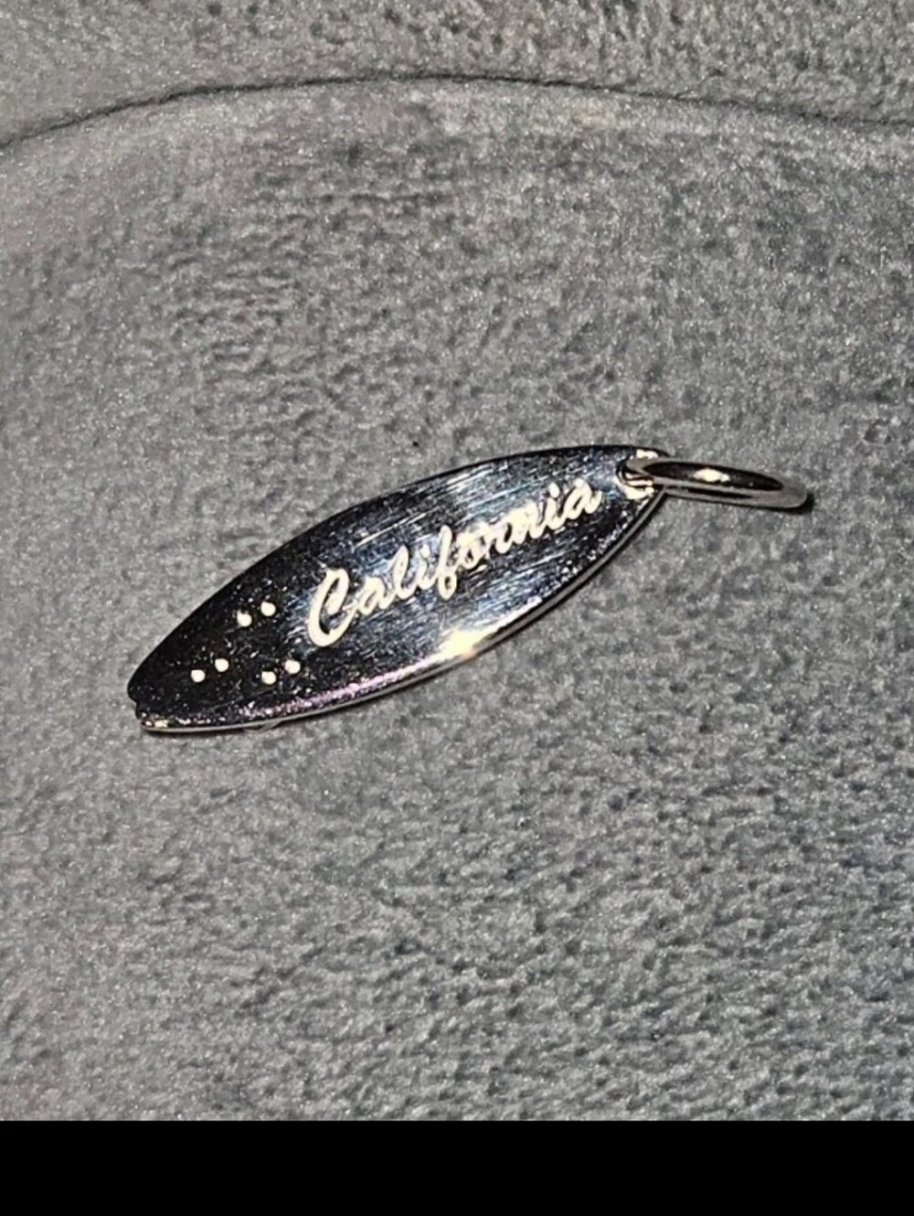 925 California Surfboard Charm